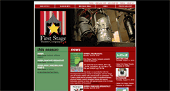 Desktop Screenshot of firststagetheatre.org
