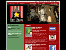 Tablet Screenshot of firststagetheatre.org